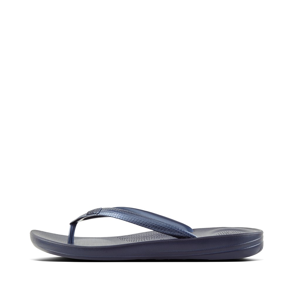 Fitflop Womens Flip-flops Navy - Iqushion Ergonomic - HN5718024